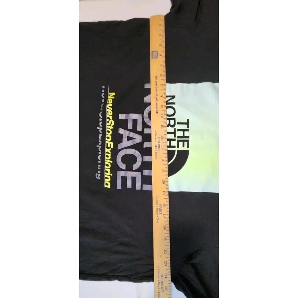 The North Face Northern Lights Never Stop Exploring Black Shirt Mens Size XXL